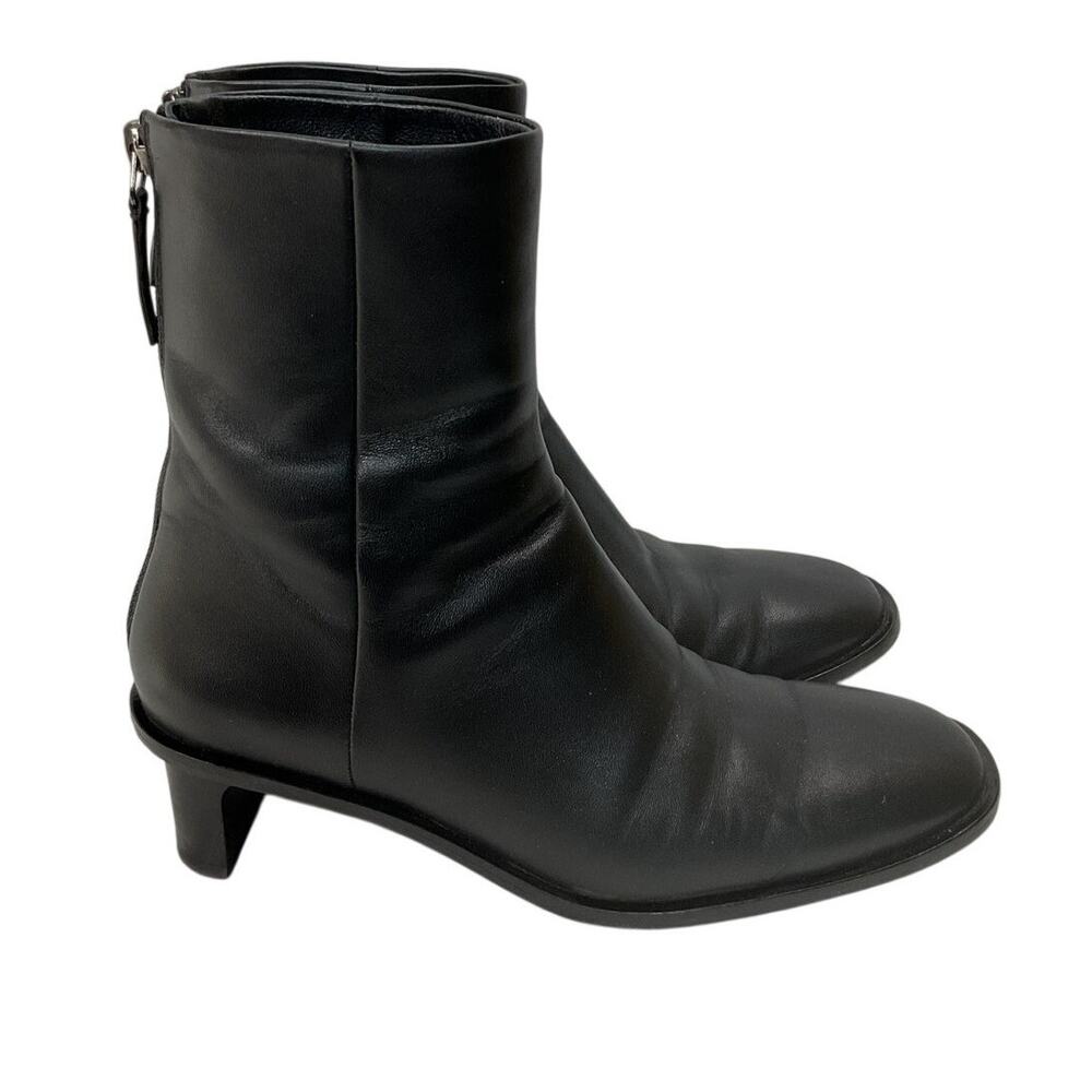 A Emery Sleek Black Soma Ankle Boots Size 36 EU / US 6